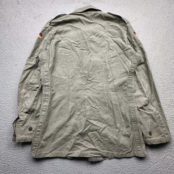 Vintage German Army Moleskin Bundeswehr Field Jacket Large Coat Cold War Era - Picture 12 of 13